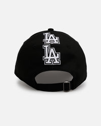 New Era Los Angeles Dodgers 'Spine' 9FORTY A-Frame Strapback Black/White