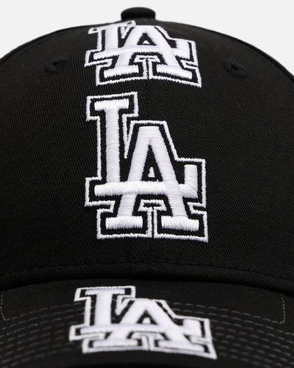 New Era Los Angeles Dodgers 'Spine' 9FORTY A-Frame Strapback Black/White