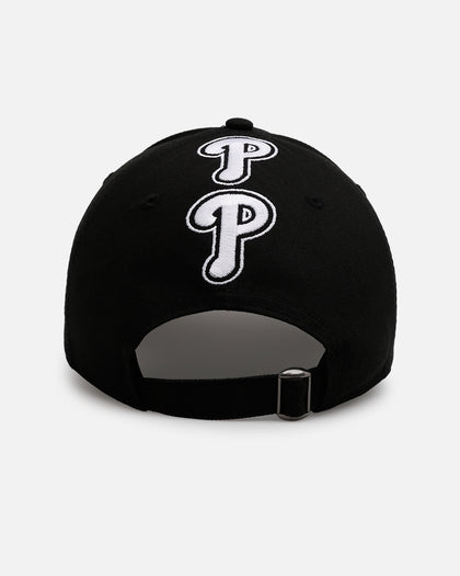 New Era Philadelphia Phillies 'Spine' 9FORTY A-Frame Strapback Black/White