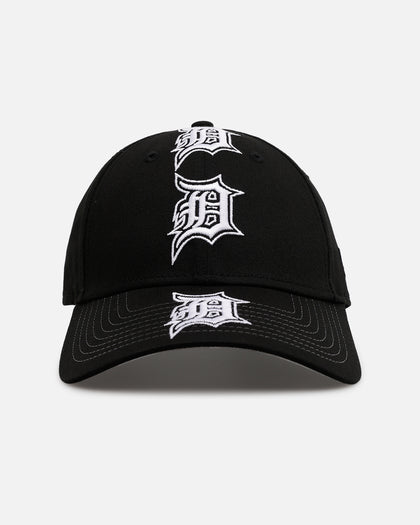 New Era Detroit Tigers 'Spine' 9FORTY A-Frame Strapback Black/White