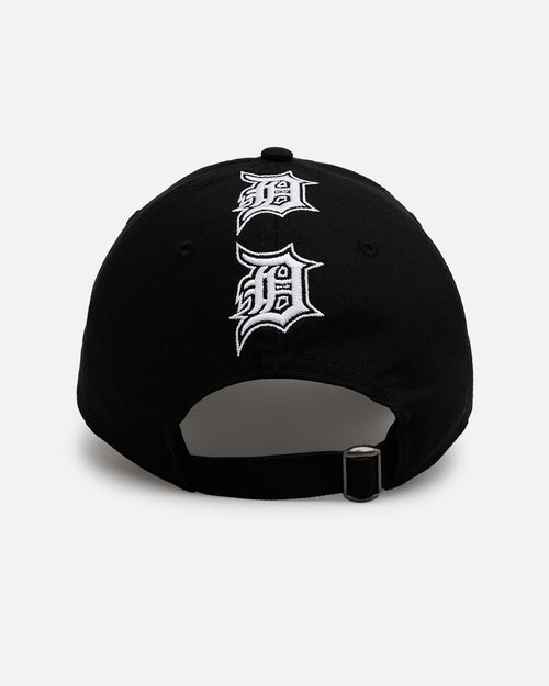 New Era Detroit Tigers 'Spine' 9FORTY A-Frame Strapback Black/White
