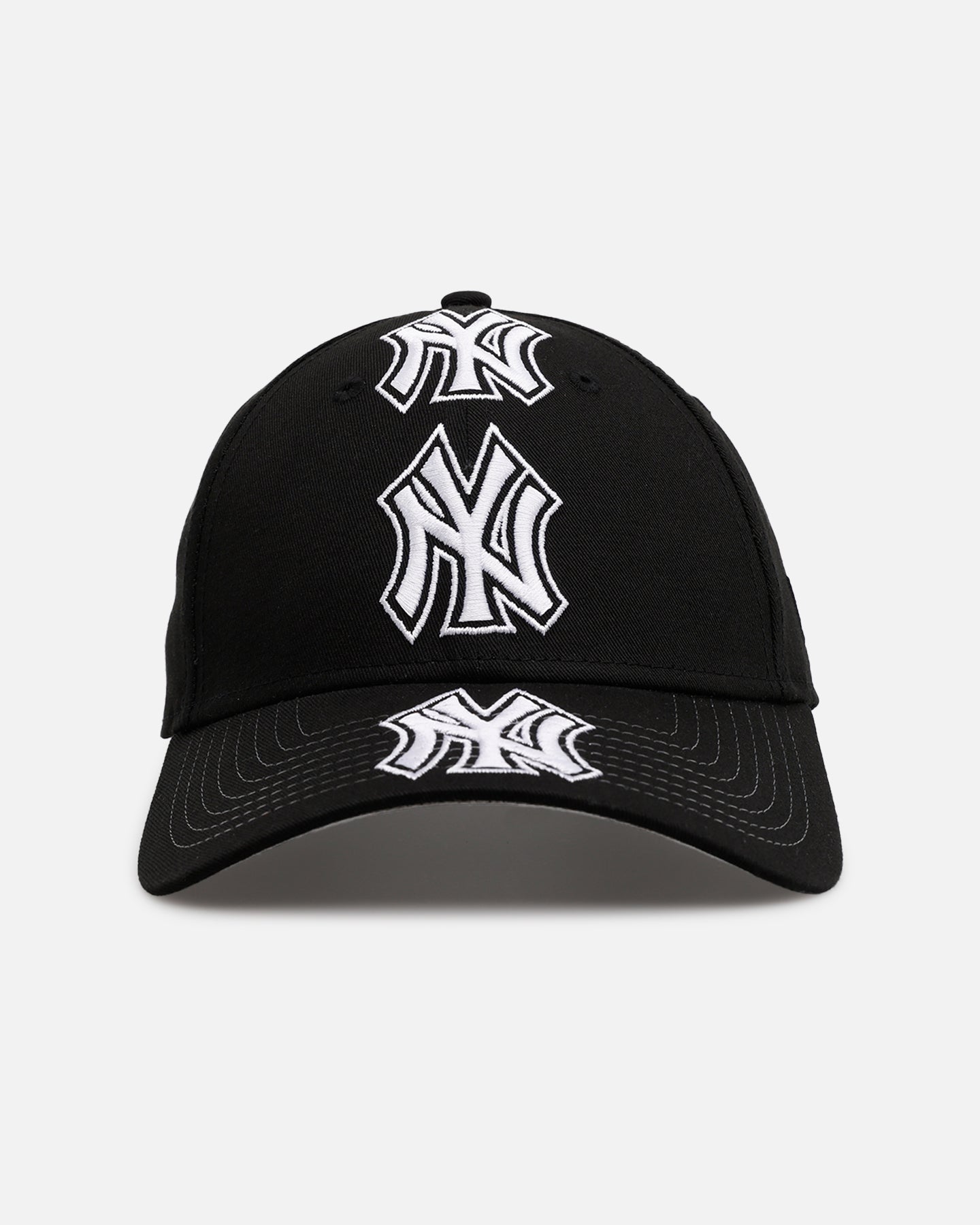 New Era New York Yankees 'Spine' 9FORTY A-Frame Strapback Black