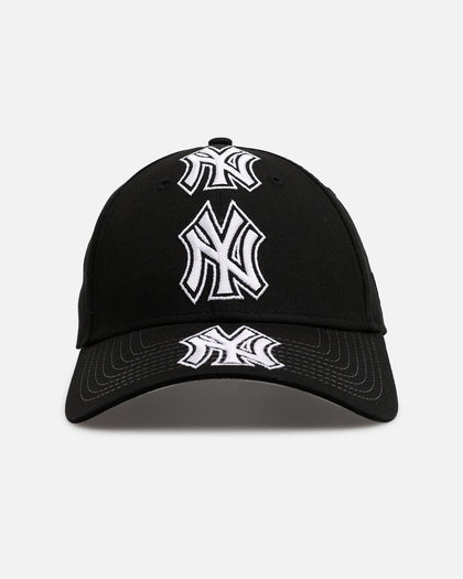 New Era New York Yankees 'Spine' 9FORTY A-Frame Strapback Black/White