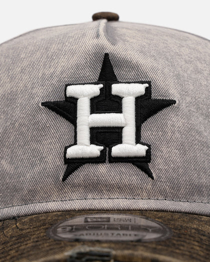 New Era Houston Astros 'Washed Storm Gray' 9FORTY A-Frame Snapback Gray