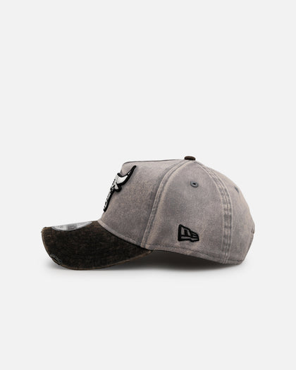 New Era Chicago Bulls 'Washed Storm Gray' 9FORTY A-Frame Snapback Gray