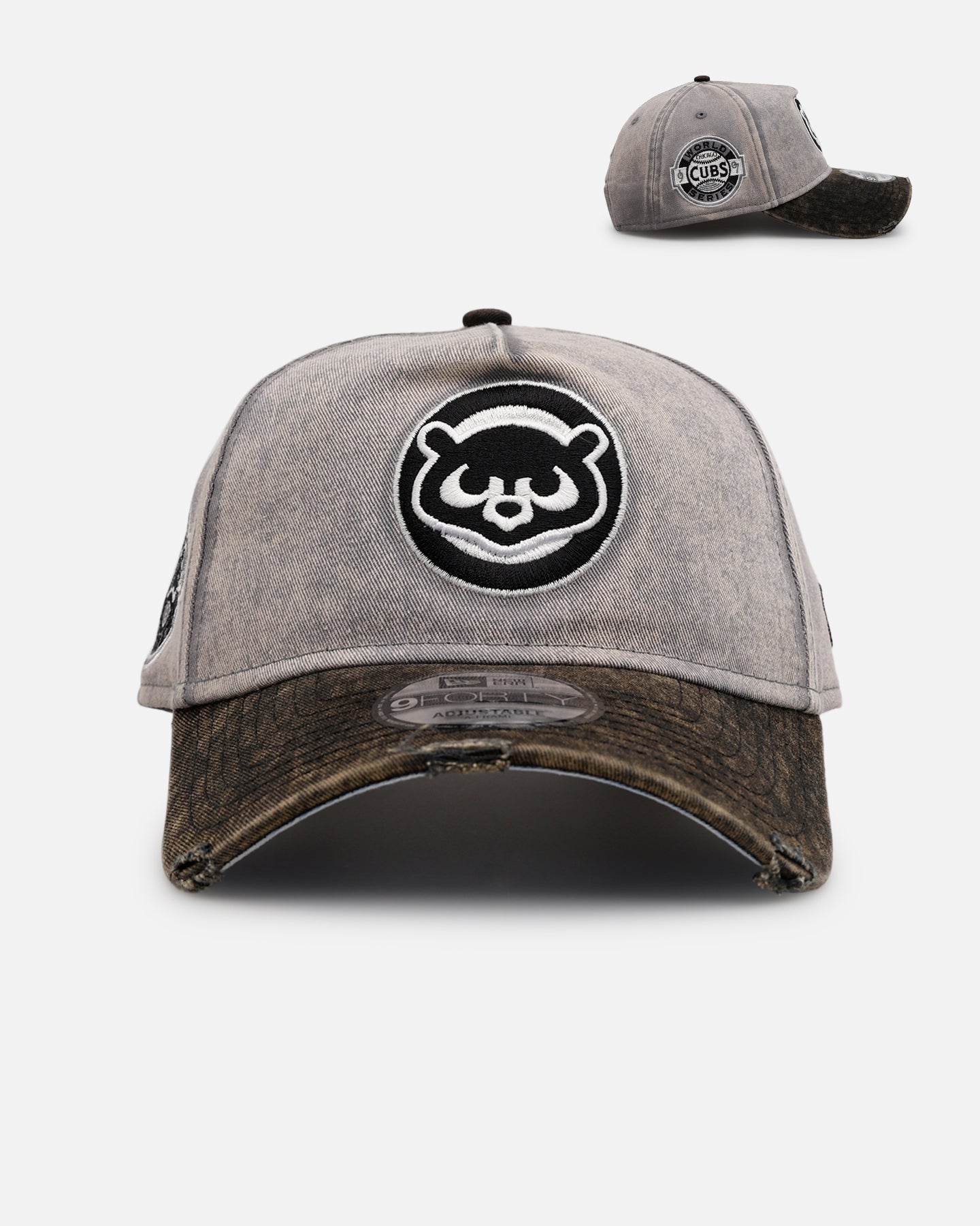 New Era Chicago Cubs 'Washed Storm Gray' 9FORTY A-Frame Snapback