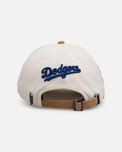 Pro Standard Los Angeles Dodgers 'Signature Suede' Pro Pinch Strapback Eggshell