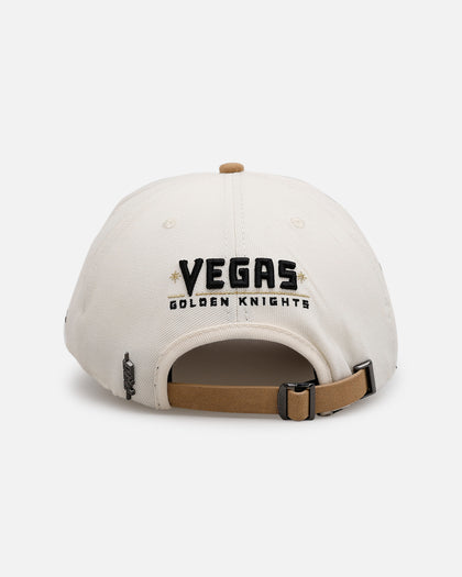 Pro Standard Vegas Golden Knights 'Signature Suede' Pro Pinch Strapback Eggshell