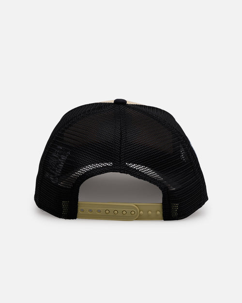 New Era Houston Astros 'Vintage Truckers' 9FORTY A-Frame Trucker Snapback Vegas Gold