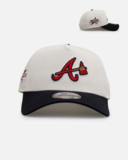 New Era Atlanta Braves 'Team Color Visor' 9FORTY A-Frame Snapback Chrome/Official Team Color