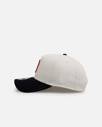 New Era Boston Red Sox 'Team Color Visor' 9FORTY A-Frame Snapback Chrome/Official Team Color