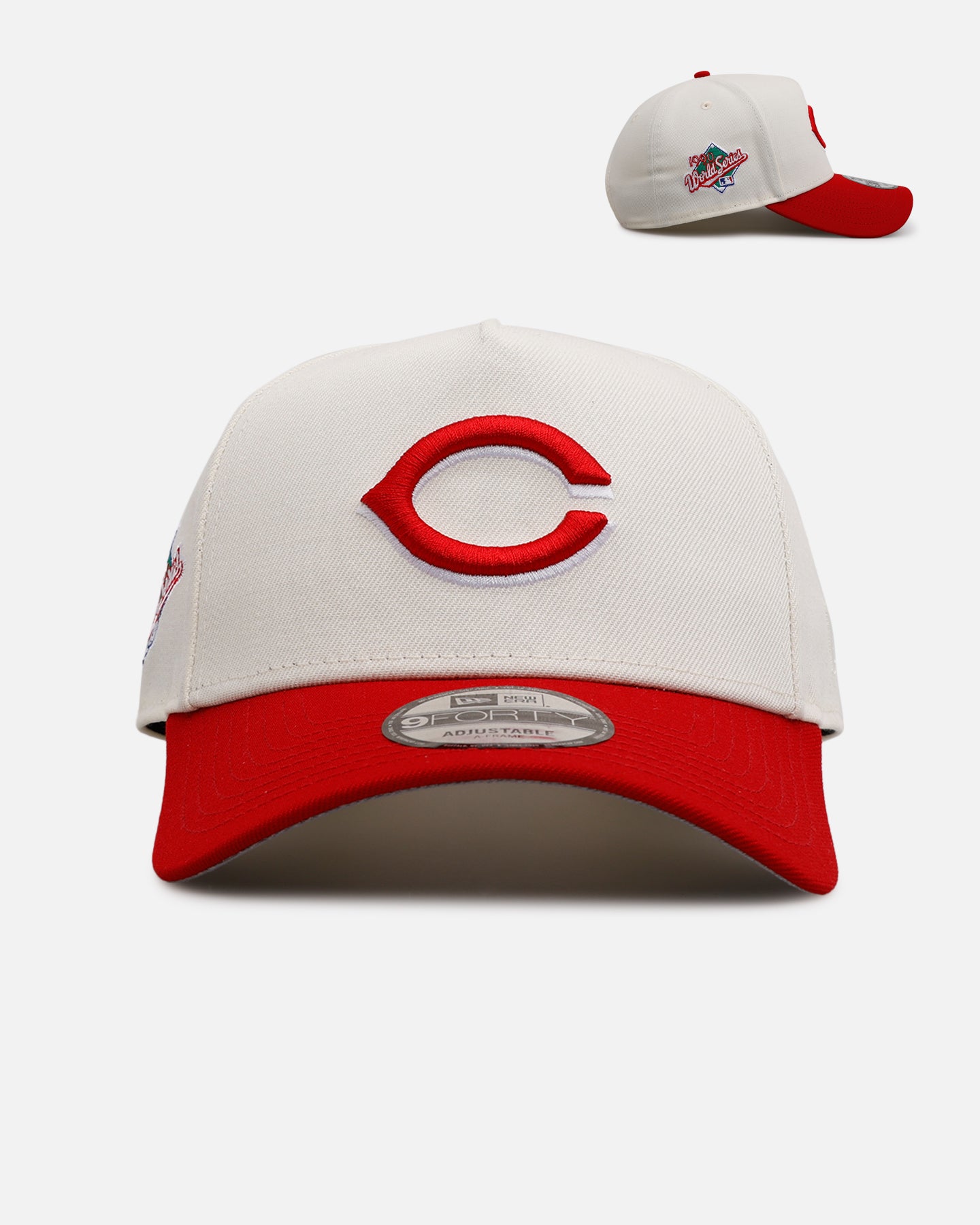 New Era Cincinnati Reds 'Team Color Visor' 9FORTY A-Frame Snapback