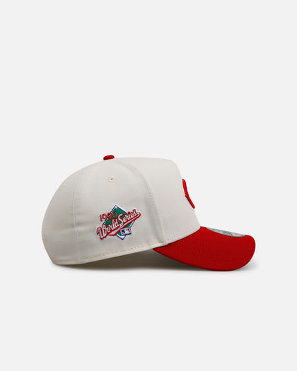 New Era Cincinnati Reds 'Team Color Visor' 9FORTY A-Frame Snapback Chrome/Official Team Color
