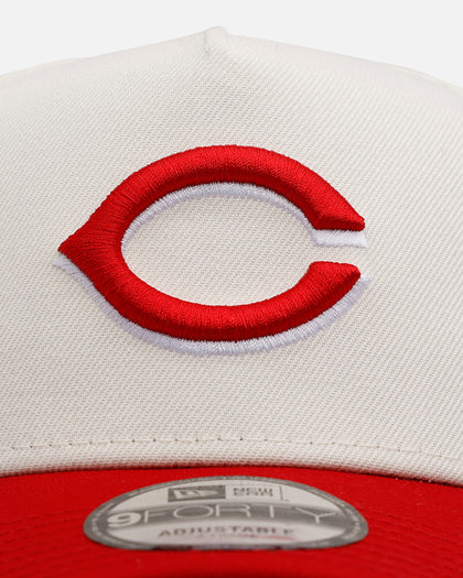 New Era Cincinnati Reds 'Team Color Visor' 9FORTY A-Frame Snapback Chrome/Official Team Color
