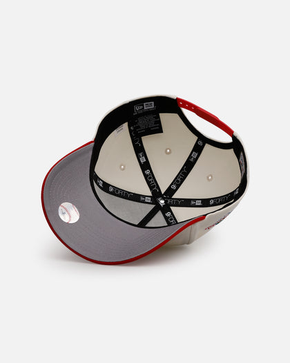 New Era Cincinnati Reds 'Team Color Visor' 9FORTY A-Frame Snapback Chrome/Official Team Color