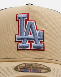 New Era Los Angeles Dodgers 'Vintage Truckers' 9FORTY A-Frame Trucker Snapback Vegas Gold