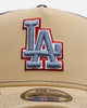 New Era Los Angeles Dodgers 'Vintage Truckers' 9FORTY A-Frame Trucker Snapback Vegas Gold
