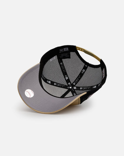 New Era Los Angeles Dodgers 'Vintage Truckers' 9FORTY A-Frame Trucker Snapback Vegas Gold