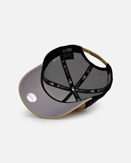 New Era San Diego Padres 'Vintage Truckers' 9FORTY A-Frame Trucker Snapback Vegas Gold