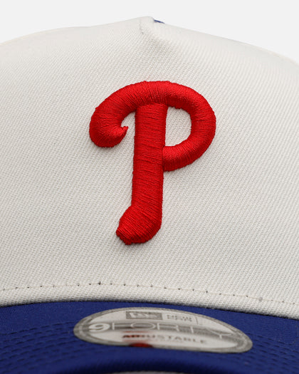 New Era Philadelphia Phillies 'Team Color Visor' 9FORTY A-Frame Snapback Chrome/Official Team Color