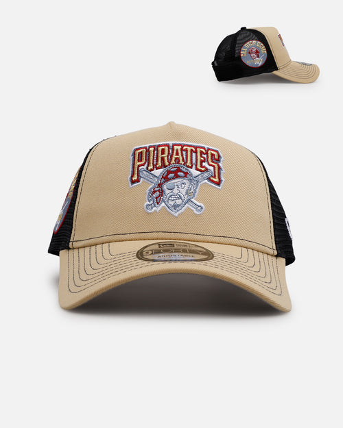 New Era Pittsburgh Pirates 'Vintage Truckers' 9FORTY A-Frame Trucker Snapback Vegas Gold