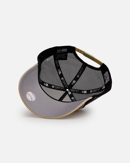 New Era Pittsburgh Pirates 'Vintage Truckers' 9FORTY A-Frame Trucker Snapback Vegas Gold