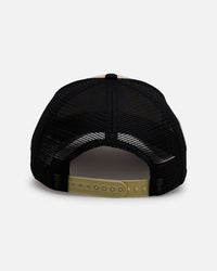 New Era Texas Rangers 'Vintage Truckers' 9FORTY A-Frame Trucker Snapback Vegas Gold