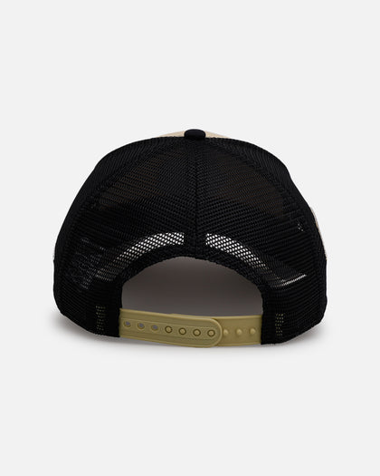 New Era Texas Rangers 'Vintage Truckers' 9FORTY A-Frame Trucker Snapback Vegas Gold