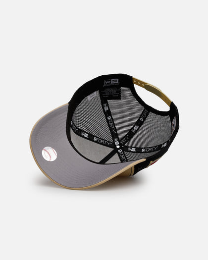 New Era Texas Rangers 'Vintage Truckers' 9FORTY A-Frame Trucker Snapback Vegas Gold