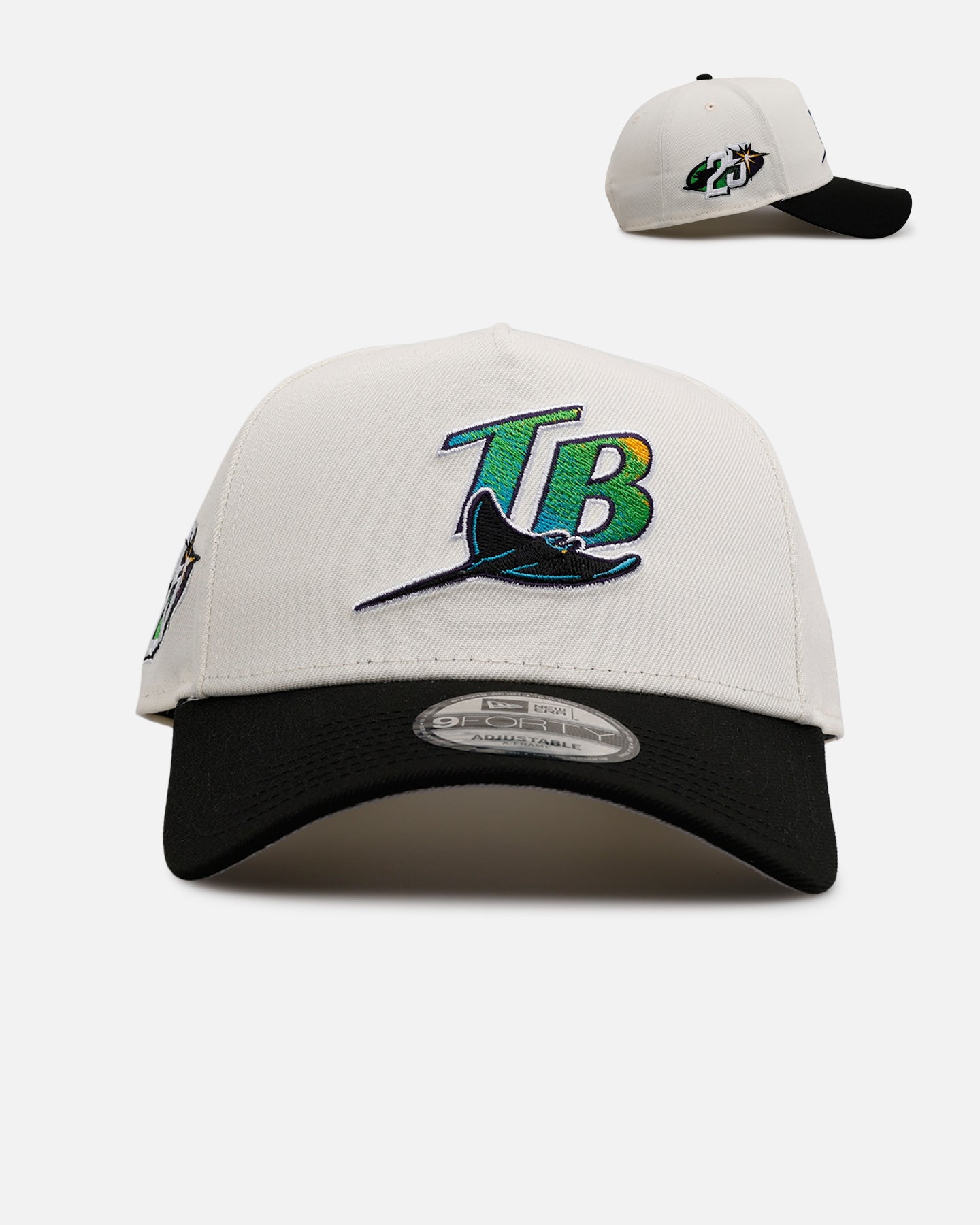 New Era Tampa Bay Rays 'Team Color Visor' 9FORTY A-Frame Snapback