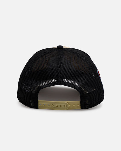 New Era Detroit Tigers 'Vintage Truckers' 9FORTY A-Frame Trucker Snapback Vegas Gold