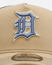 New Era Detroit Tigers 'Vintage Truckers' 9FORTY A-Frame Trucker Snapback Vegas Gold