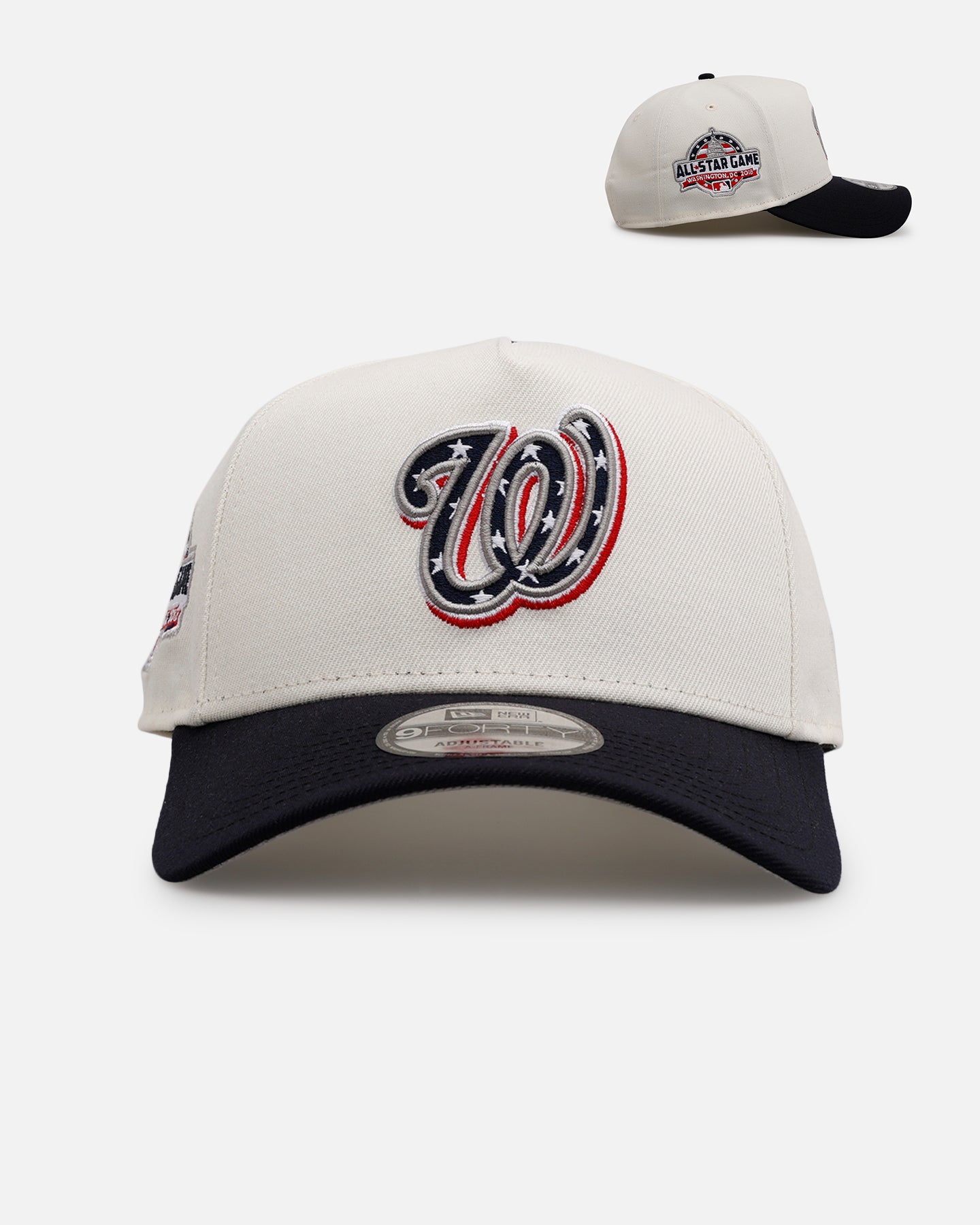 New Era Washington Nationals 'Team Color Visor' 9FORTY A-Frame New Era Washington Nationals 'Team Color Visor' 9FORTY A-Frame