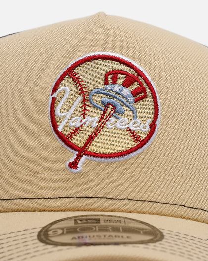 New Era New York Yankees 'Vintage Truckers' 9FORTY A-Frame Trucker Snapback Vegas Gold