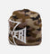 Loiter Motor Skull Knit Beanie Woodland Camo