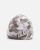Loiter Motor Skull Knit Beanie Snow Camo