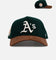 47 Brand Oakland Athletics 'Fall Leaves' 47 Offside Snapback Green/Brown