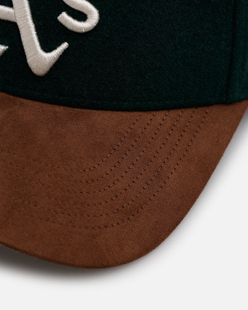 47 Brand Oakland Athletics 'Fall Leaves' 47 Offside Snapback Green/Brown