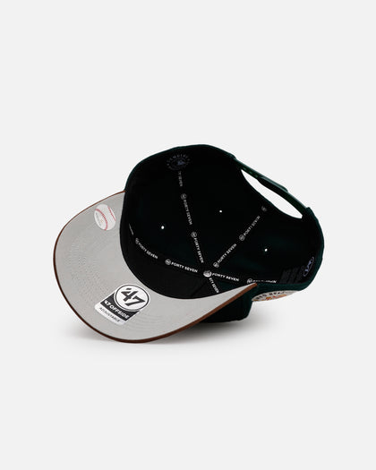 47 Brand Oakland Athletics 'Fall Leaves' 47 Offside Snapback Green/Brown