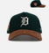 47 Brand Detroit Tigers 'Fall Leaves' 47 Offside Snapback Green/Brown