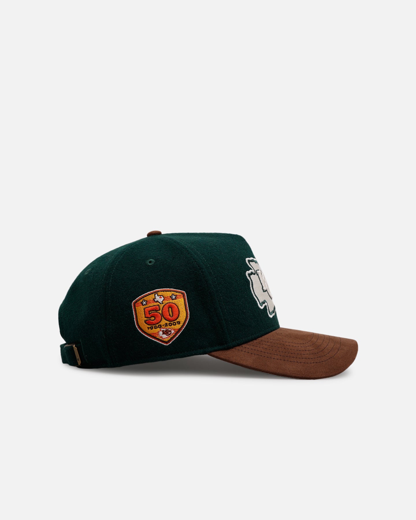 47 Brand Kansas City Chiefs 'Fall Leaves' Clean Up Strapback Green