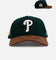 47 Brand Philadelphia Phillies 'Fall Leaves' 47 Offside Snapback Green/Brown