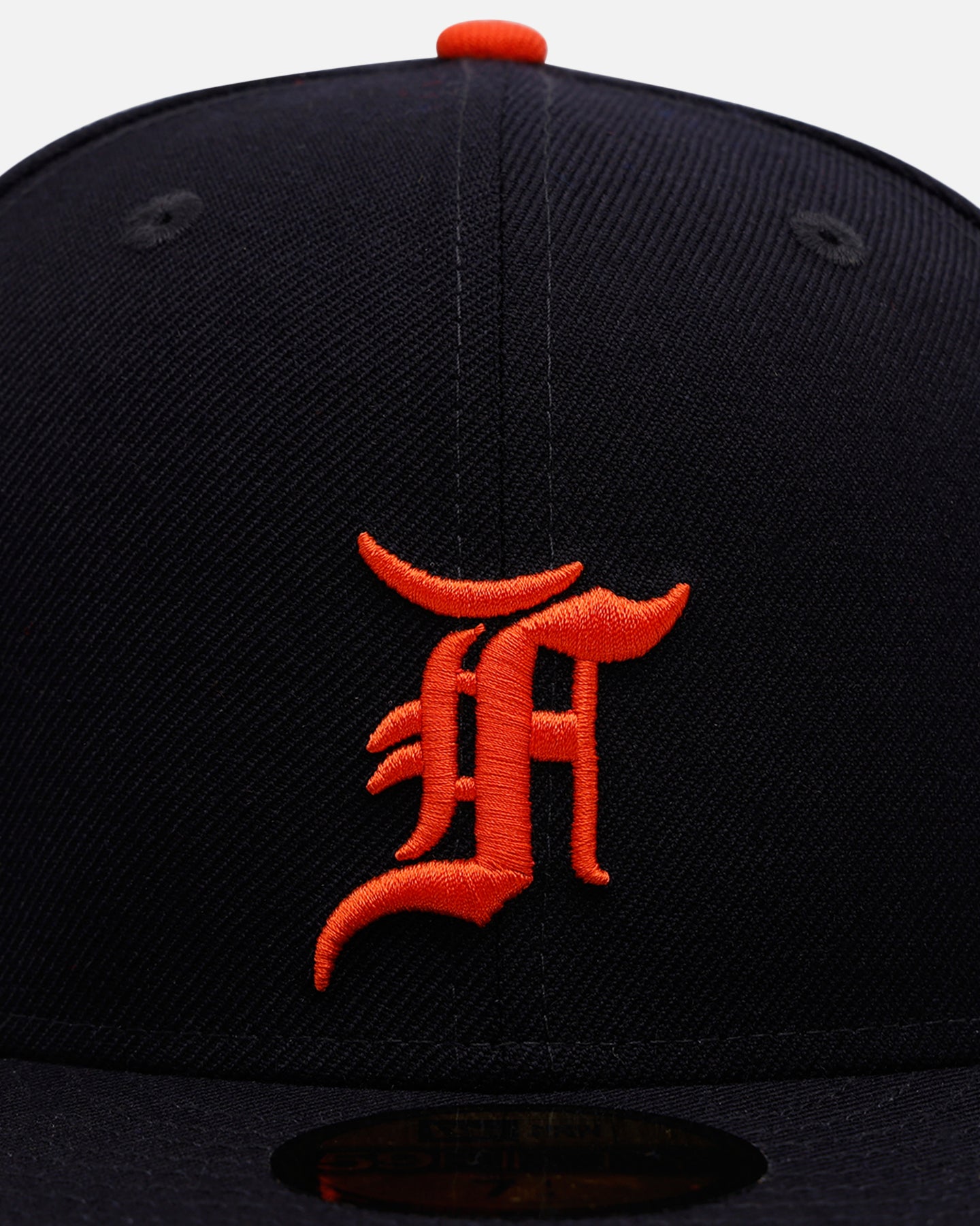 New Era Fear Of God 59FIFTY Fitted Navy/Orange | Culture Kings US