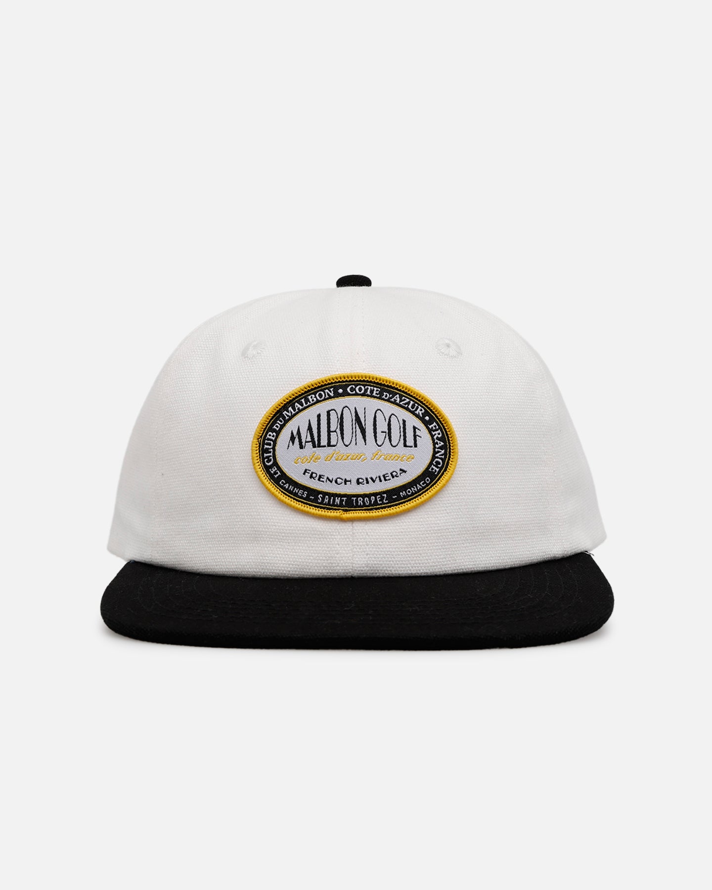 Malbon Chateau Painters Rope Snapback White/Black | Culture Kings US
