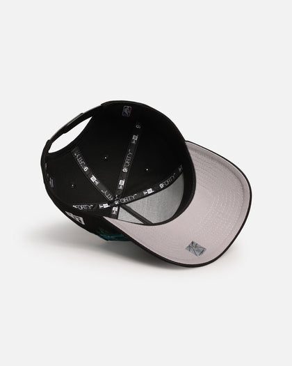 New Era Chicago Bulls 'Aqua Rose Embroidery' 9FORTY A-Frame Snapback Black/Aqua