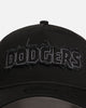 New Era Los Angeles Dodgers 'Distressed' 9FORTY A-Frame Trucker Snapback Black/White