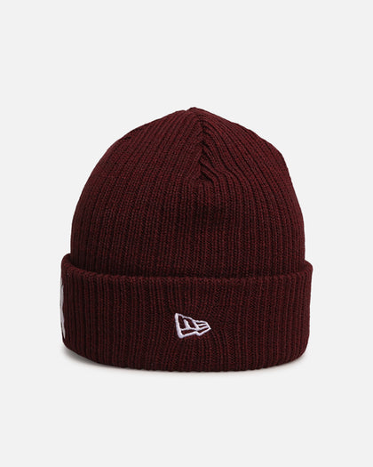 New Era New York Yankees 'Melange' Knitted Beanie Burgundy