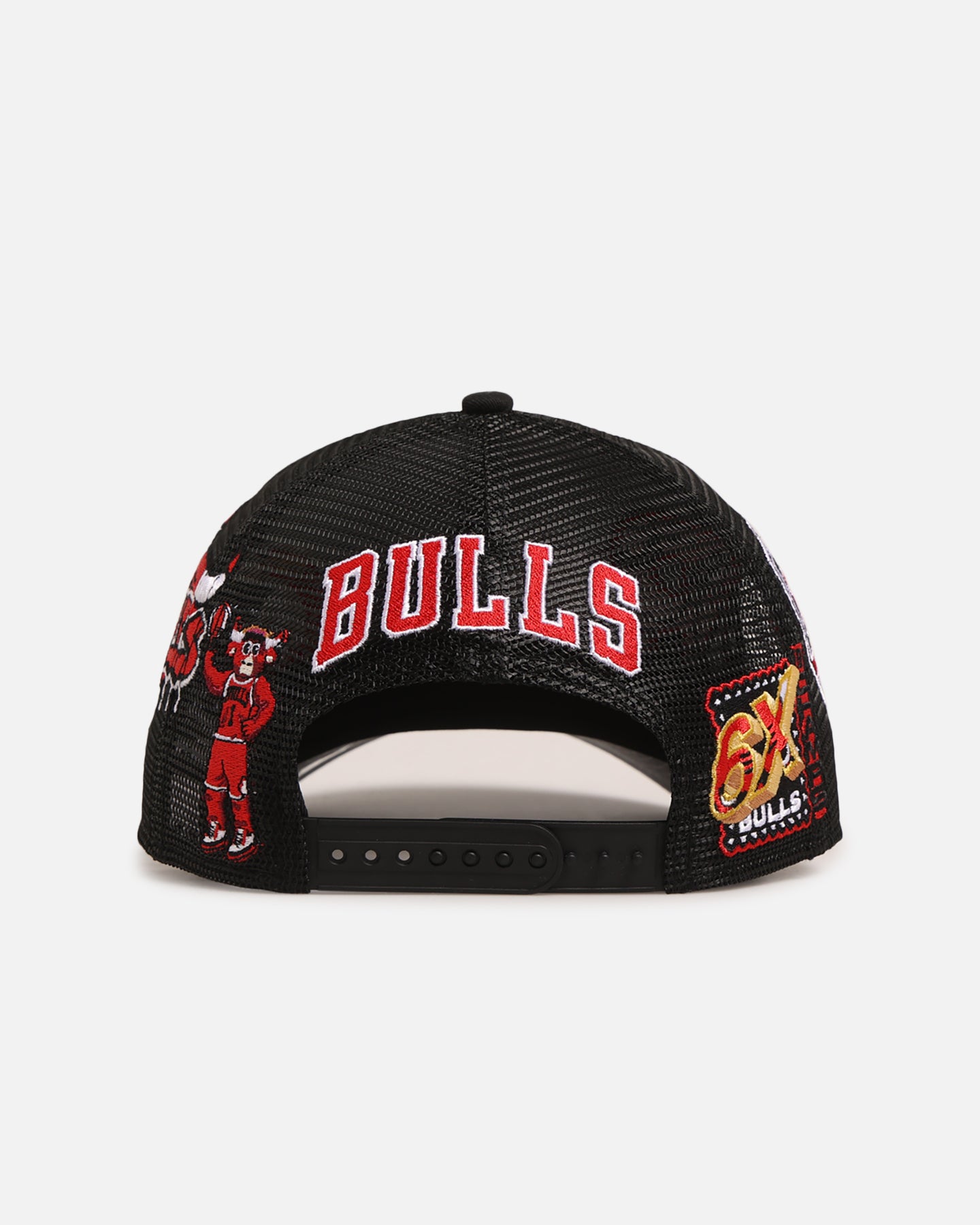 New Era Chicago Bulls 'Mesh Crown All Over Logos' 9FORTY A-Frame
