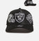 New Era Las Vegas Raiders 'Mesh Crown All Over Logos' 9FORTY A-Frame Snapback Official Team Colour