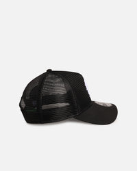 New Era Brisbane Broncos 'NRL Mesh Crown' 9FORTY A-Frame Trucker Snapback Black